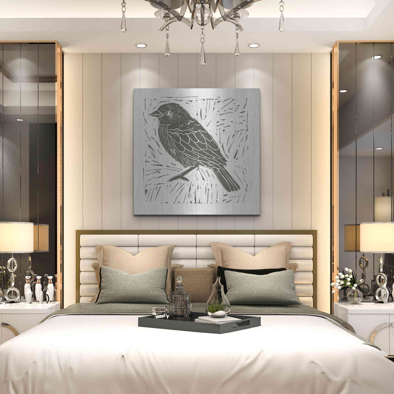 Luxe Bird Art «Bird Element I» par Courtney Prahl, «Bird Element I» par Courtney Prahl, H 36 po x l 36 po