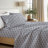 4 Piece Sheet Set Patterned Microfiber Ultra Soft Bedding in Floral Dream-97832651-130800767