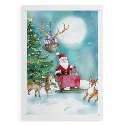 Christmas Holiday Art DCCLVI -Canvas Print Only - NOT FRAMED