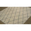 Urban Ridge Wool Hand Knotted Area Rug in Ivory Lattice-565123667