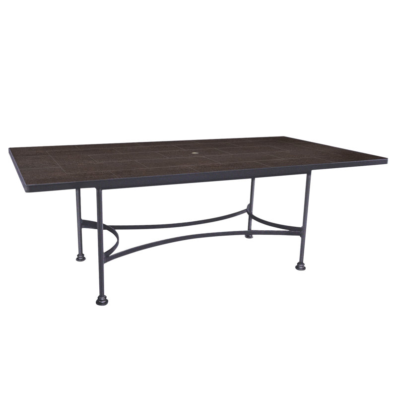 Classico Outdoor Rectangle Dining Table, Urban Shift, Graphite