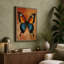 Symmetrical Butterfly Study Boho - Wrapped Canvas-1452777071-1452777070