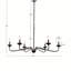 Luminaire suspendu en métal 6 lumières Brighton