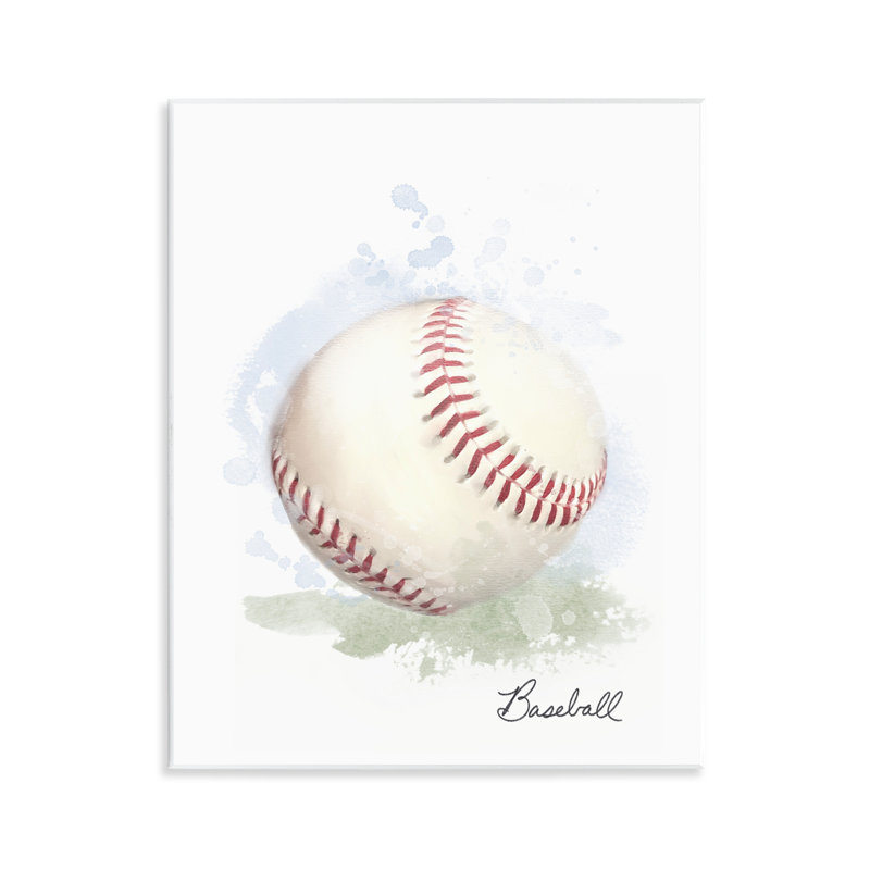 Plaque de baseball pastel doux, design par Matthew Piotrowicz