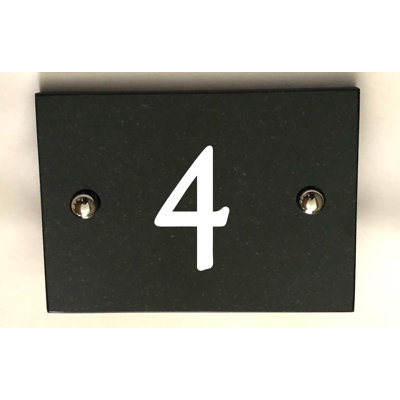 Brumby 10cm H Reflective Stone House Number