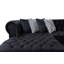 Canapé modulaire en velours noir Lorena-92113164