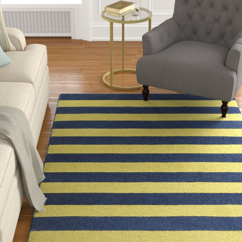 Hazelip Striped Indoor Rug, Rectangle 9' x 13'