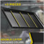 Larges tablettes en métal noir de 59 po, avec 5 cloisons amovibles, grande capacité, support de charge robuste, convenant au garage, à la cuisine et au bureau.-1760311027