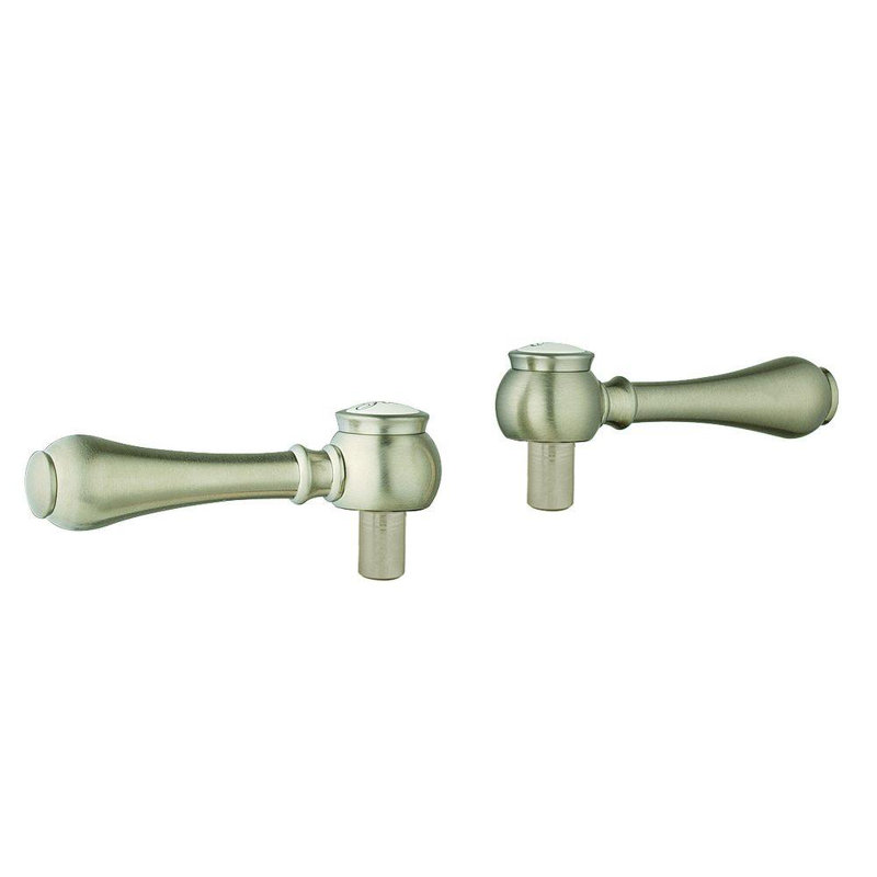 Geneva Lever Handles, Brushed Nickel Infinity