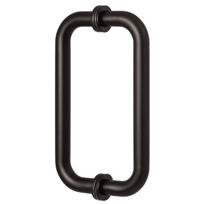 Shower Door Handle, C Shape, 2-Sided
