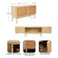 Armoire multimédia Ori Rattan