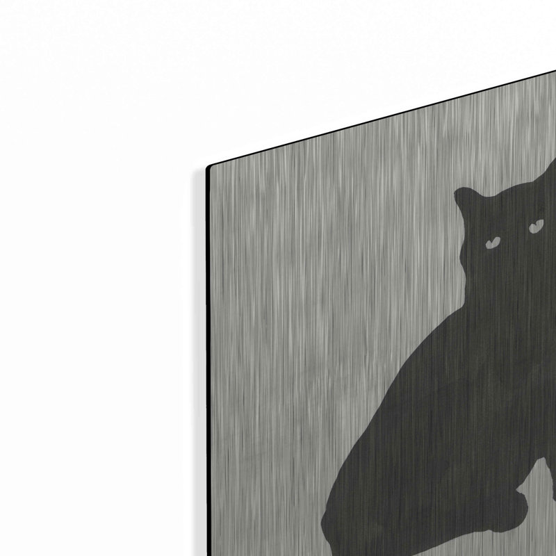 «Black Cat V» par Chris Paschke, H 12 po x l 12 po