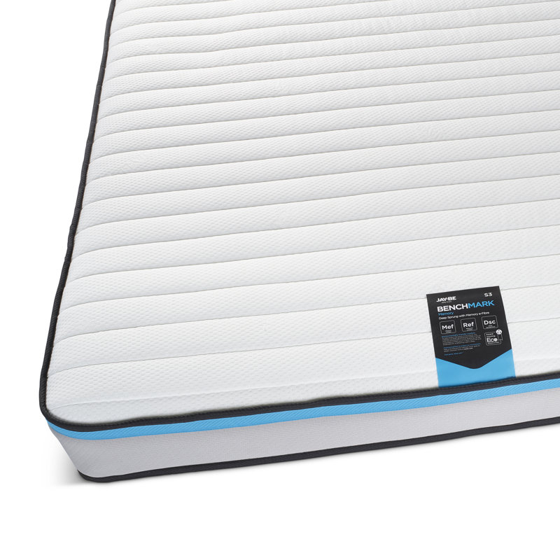 Jay-Be Benchmark S3 Memory Eco-Friendly Mattress, Kingsize (5')