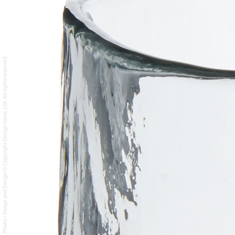 Vase de table en verre