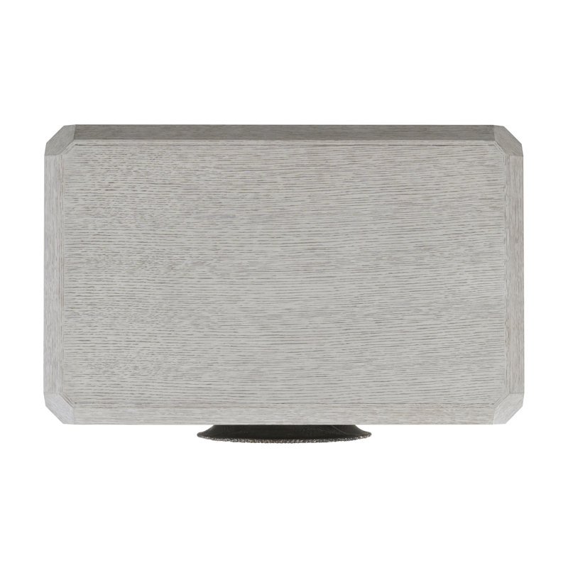 Spencer ST. James 3 - Drawer Nightstand, Argento, 26" H x 32" W x 20" D