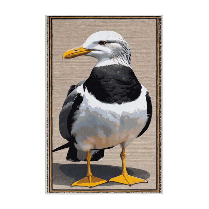  Tapis lavable Great Gull Birds, Tapis de couloir 2 pi x 5 pi