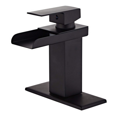Basin Mixer Tap Faucet Single Handle Single Hole Lavatory Faucet with Supply Hose