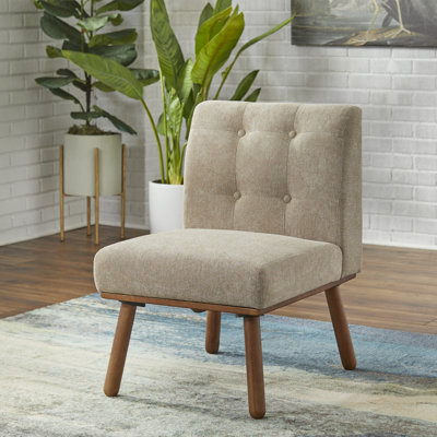 Upholstered Slipper Chair