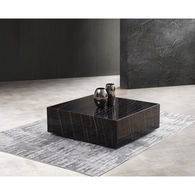 Table basse Gorvel, Noir