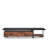 Coalpit Heath Rectangular 2-Drawer TV Stand in Walnut/Black