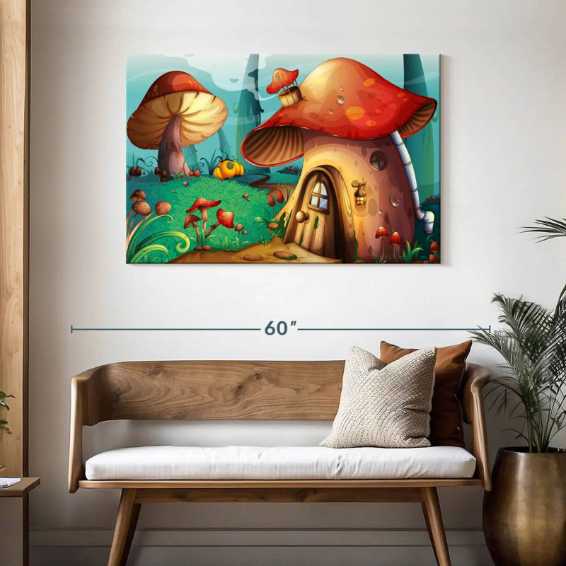 Ashelle Mushroom House, H 30 po x l 45 po