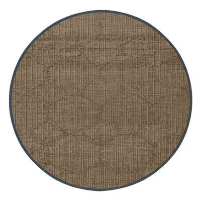 Machine Washable Trellis Brown Area Rug