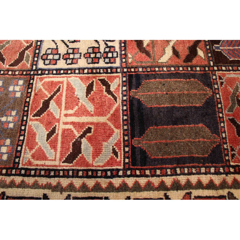 Tapis rouge rétro Kayseri 4 pi 11 po x 9 pi 6 po