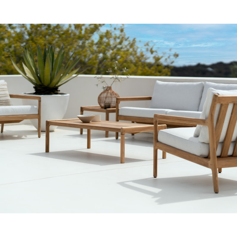 Jack Outdoor Teak Side Table