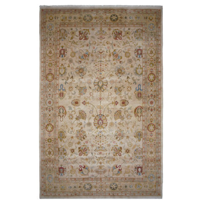 Royal Hand Knotted Camel /Carmel 12x18 Oversize Rug