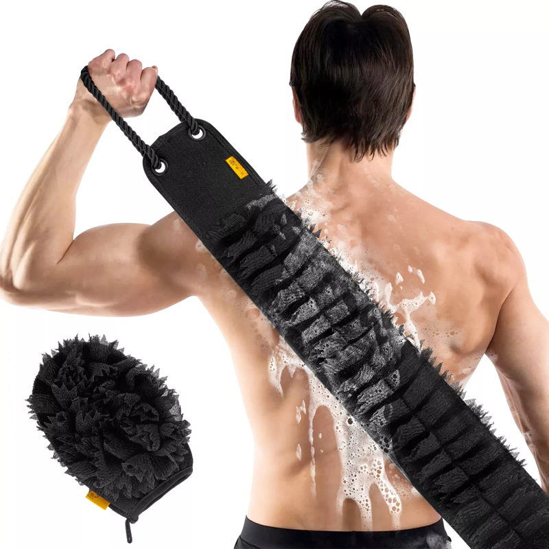Ensemble de 2 exfoliants pour la douche, ensemble de récurage pour le massage du corps