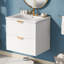 Meuble-lavabo mural 24 po avec 2 tiroirs-1286709534