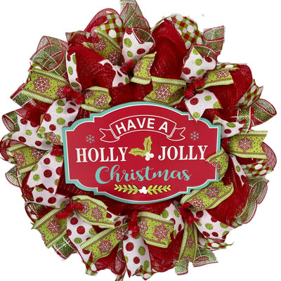 Couronne de Noël Holly Jolly