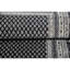 Hand Knotted Geometric Area Rug in Black/White