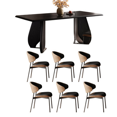 Simple Rectangular Practical Dining Table Sets.