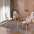 Shelba 4 - Person Glass Top Four Leg Dining Set-2072005321