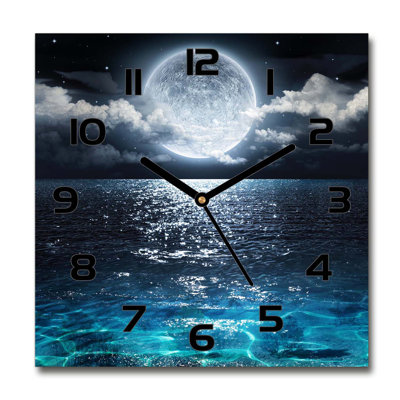 Glass Wall Clock