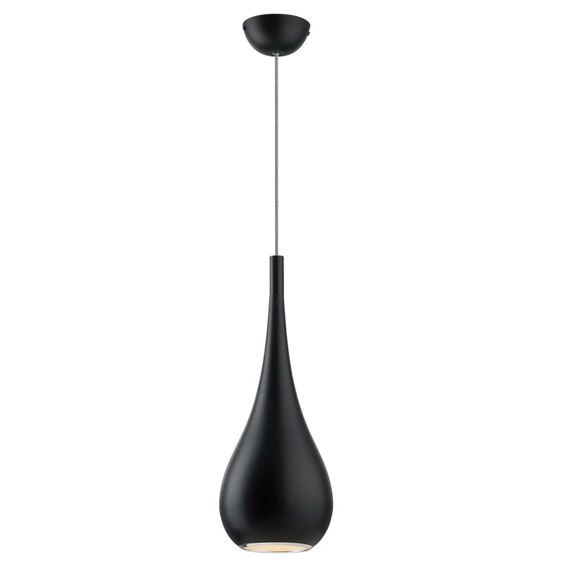 Shanda 1 - Light Teardrop Pendant, Black