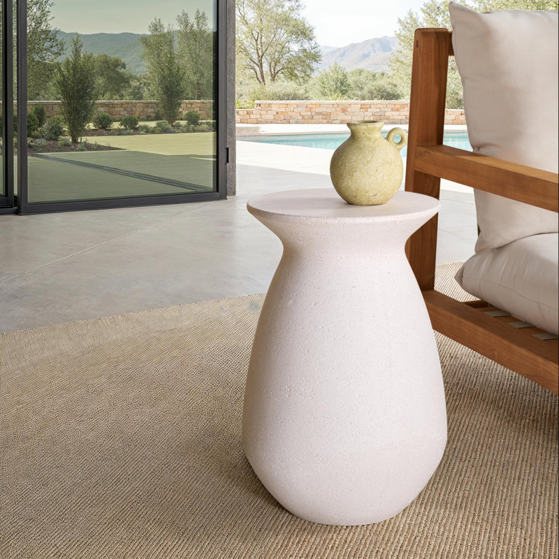 Vikki Concrete Accent Table
