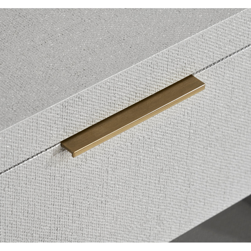 Montaigne 32'' W Nightstand - Faux Linen