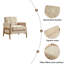 Fauteuil d'appoint capitonné-827589761