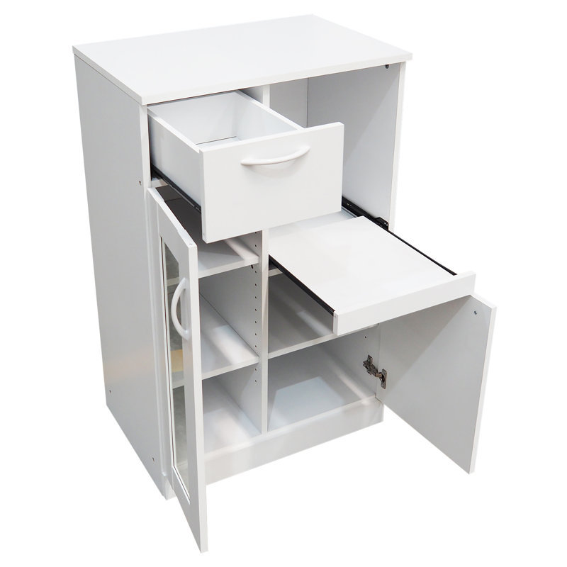 Armoire de rangement, 1 tiroir, 2 portes et tablettes Lewiston