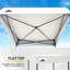 Auvent escamotable portatif en acier l 4 po x P 4 po-93980053