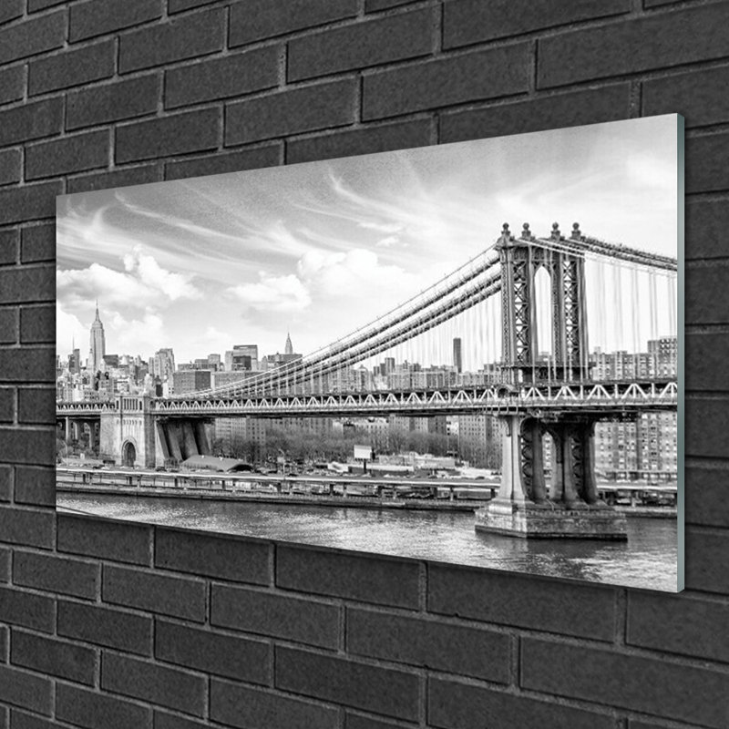 Architecture Bridge - Unframed Photograph on Glass