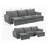 Power Sofa With Sleeper Function, Featuring Comfortable Cushions And Sturdy Inner Frame For Relaxing And Sleeping Needs