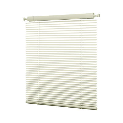 Zimjaho No Drill Cordless Blackout Mini Blinds for Indoor Windows Beige 33"W X 64"H