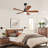 Ceiling Fans With Lights And Remote, 52 Inch Outdoor Ceiling Fan For Patios With Light 5 Solide Wood Blades Modern Ceiling Fan Noiseless Reversible DC Motor, Wood Fan For Farmhouse-910558749-910558751