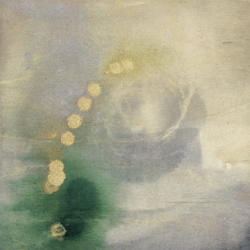 Viridian Satellite I by Jennifer Goldberger - Wrapped Canvas Painting, 91cm H x 91cm W