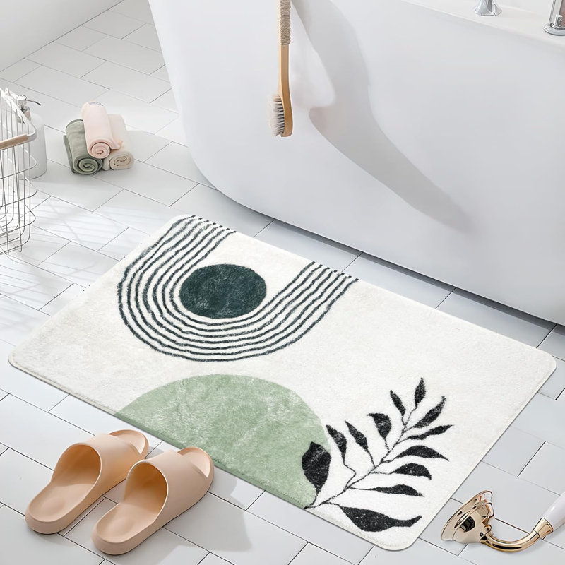 Tapis de bain Boho pour tapis de bain antidérapant pour salle de bain