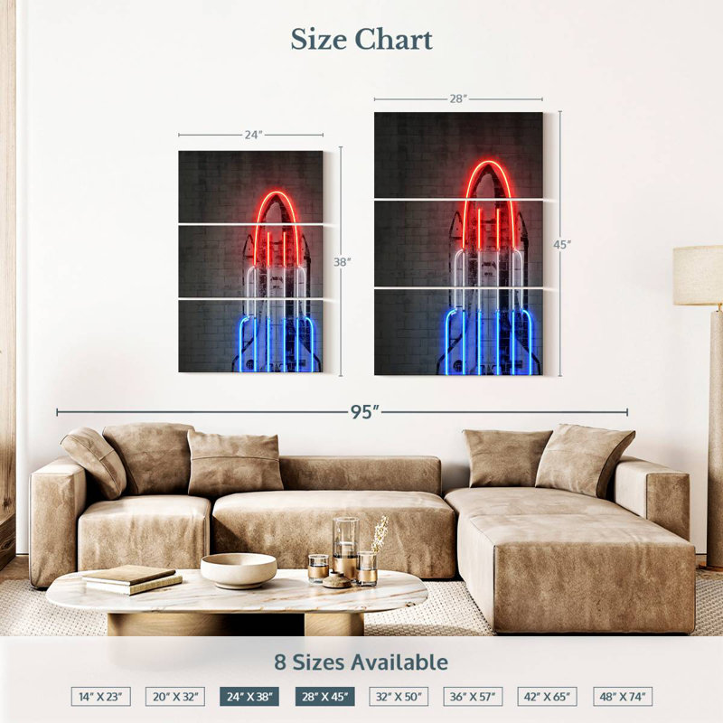 Oberle Rocket Agenda, 38" H x 24" W