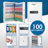 100 Keys Key Cabinet, Digital Keypad Wall Safe-1027907125